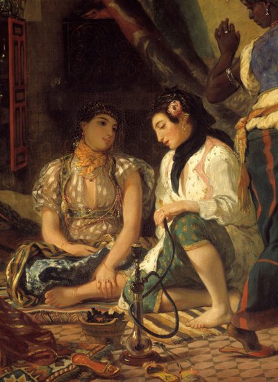 彼らの詳細アパートのアルジェの女性。ユージーン・ドラクロワによる絵画 作： Ferdinand Victor Eugene Delacroix