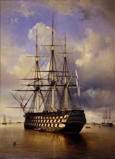 ロシアの戦艦皇帝アレクサンドル1世、アレクサンドル1世、1840年 作： Ferdinand Victor Perrot