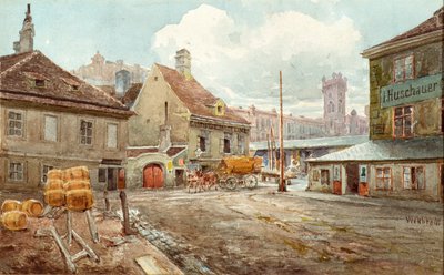 ウィーンの蚤の市 作： Ferdinand Weckbrodt