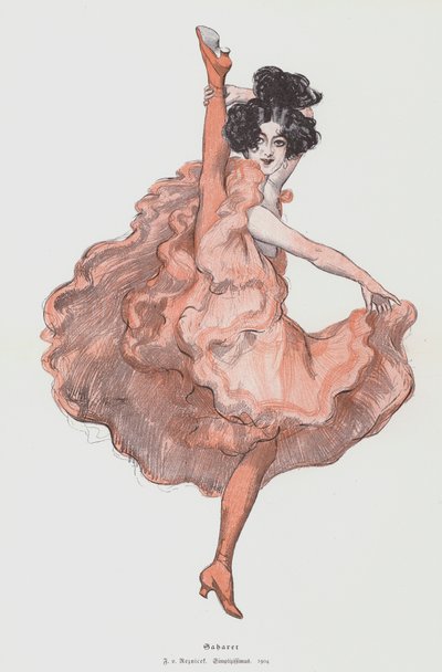 キャバレー、1904 作： Ferdinand von Reznicek