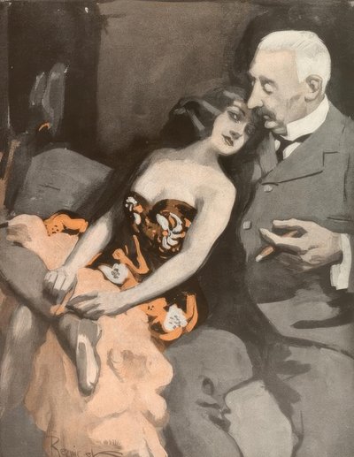 私と結婚したいの？ああ、イブニングコートを買ってください。 作： Ferdinand von Reznicek