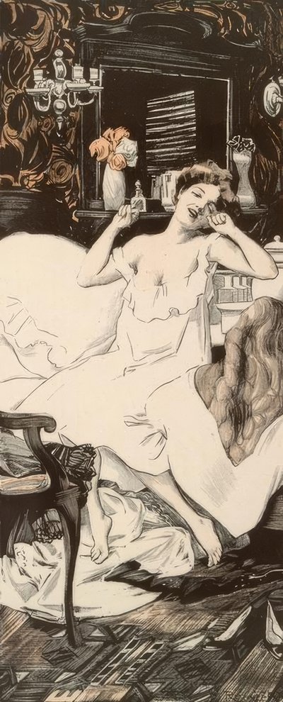 上の娘 作： Ferdinand von Reznicek