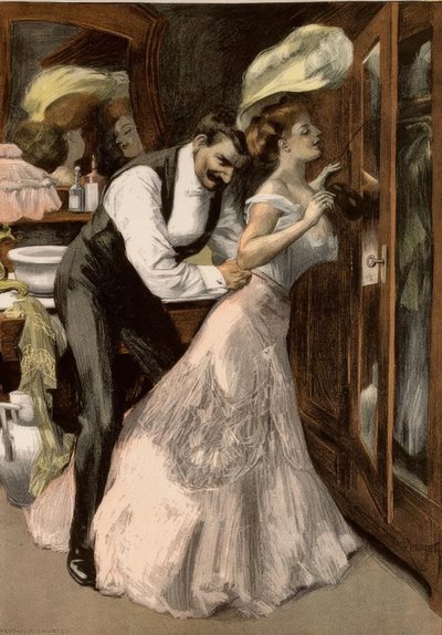 リダウトの前。 -女性は少しだけ着る必要がある時間 作： Ferdinand von Reznicek