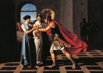 Andrômaca interceptando Heitor no Portão Scaean 作： Ferdinando Castelli