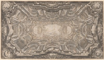 壮大な幻想的な天井 作： Ferdinando Galli Bibiena
