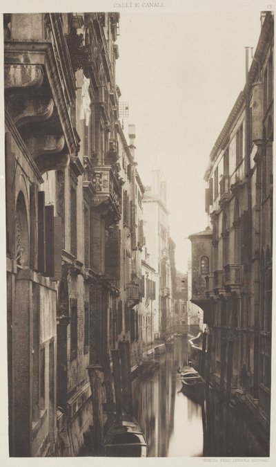 アルブリッツィ運河 作： Ferdinando Ongania