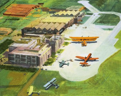 月への道パスファインダーズ初期の空港 作： フェルディナンド・タッコーニ