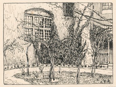 ワルシャワの旧ベルナール会教会に隣接する庭園 作： Ferdynand Ruszczyc
