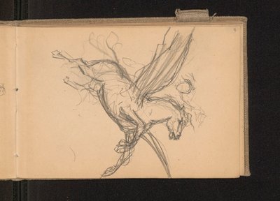 Pegasus mit Reiter im Flug; verso: zusammen mit Karte 18 Notizen zu Farbpreisen 作： フェルディナンド・ルシュチク