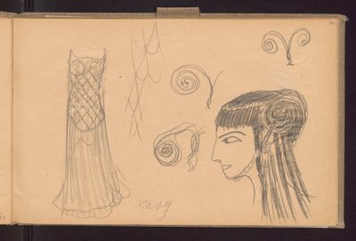 Kostümentwürfe für Salome 作： フェルディナンド・ルシュチク