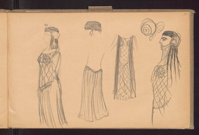 Kostümentwürfe für Salome 作： フェルディナンド・ルシュチク
