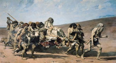 カイン、第21良心、「世紀の伝説」ビクターユーゴー作、1859年、1880年 作： Fernand Cormon