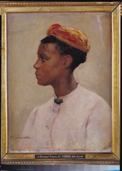 若い黒人女性 作： Fernand Cormon