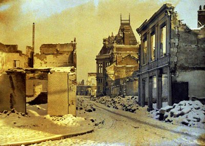 Chauny、アイヌ、フランス、1917年（オートクローム） 作： Fernand Cuville