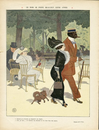 フェルナン・フォウ（1858-1919）による『Le Lire』誌のイラスト 作： Fernand Fau