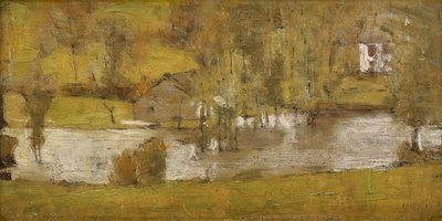 Fosset;ラクルー、1881年 作： Fernand Khnopff