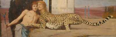 カレス 作： Fernand Khnopff