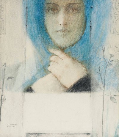 クレマチス、c。 1914年。 作： Fernand Khnopff