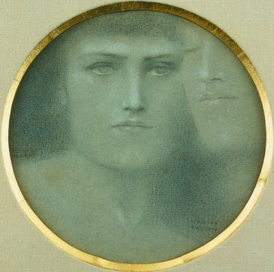 Caresses、 作： Fernand Khnopff