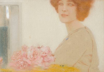 バラから 作： Fernand Khnopff