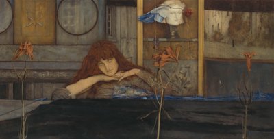 1891年、私は自分のドアを閉めました。 作： Fernand Khnopff
