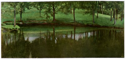 LEtang De Menil、1898年。 作： Fernand Khnopff