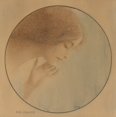 メリザンド 作： Fernand Khnopff