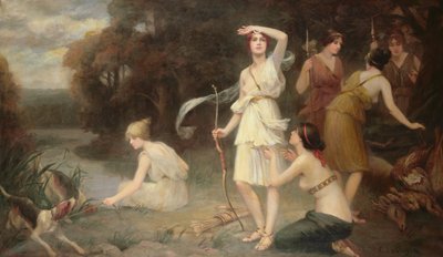 ダイアナと彼女の手乙女 作： Fernand Le Quesne