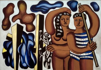 アダムとイブ（習作） 作： Fernand Leger