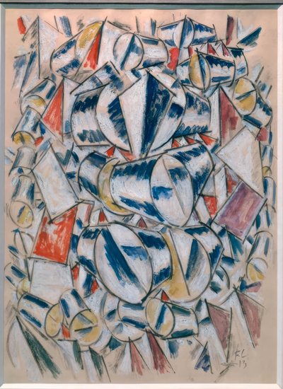 「形の対比」（Formenkontrast） 作： Fernand Leger