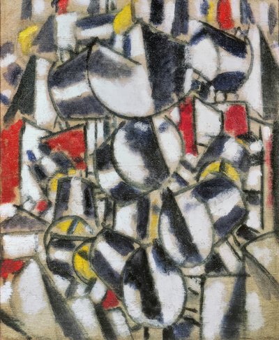 「形の対比」（Formenkontrast） 作： Fernand Leger