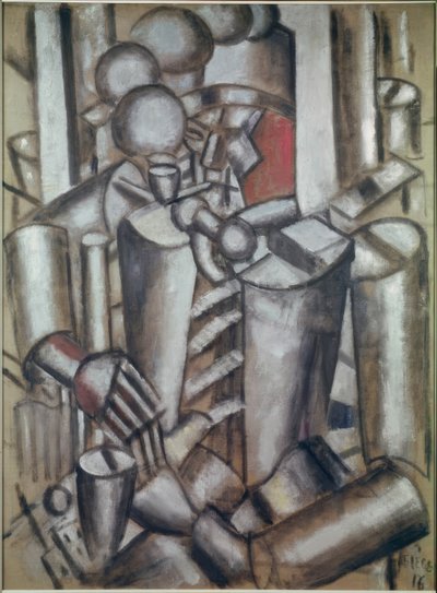 喫煙する兵士 作： Fernand Leger