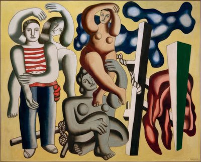 オウムたち 作： Fernand Leger