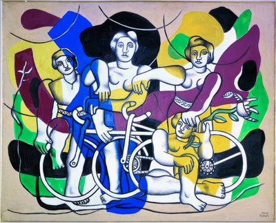 サイクリストたち 作： Fernand Leger
