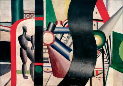 カラフルな運転手 作： Fernand Leger