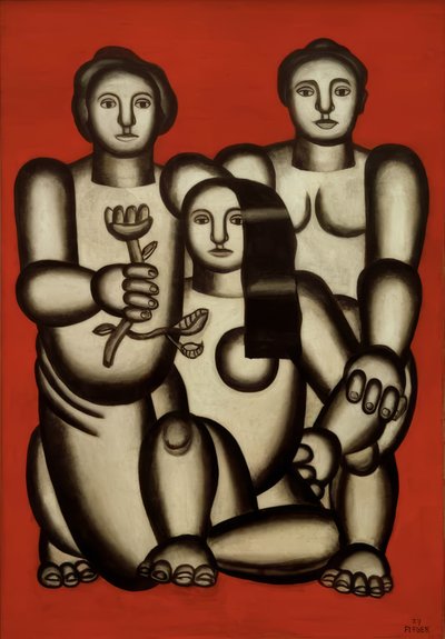 3人の女性による作曲 作： Fernand Leger
