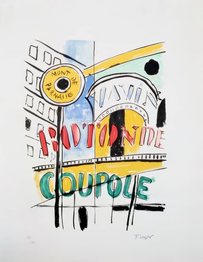 モンパルナス地区 作： Fernand Leger