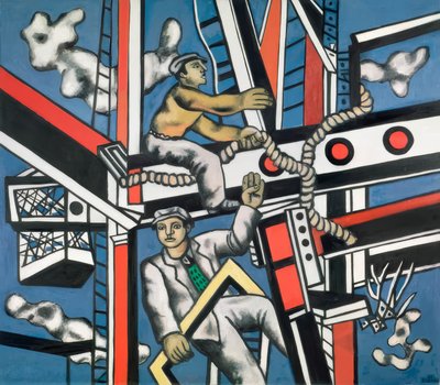 「設計者たち」（Die Konstrukteure） 作： Fernand Leger