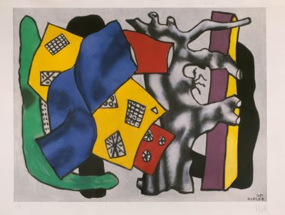 「Racines grises」（灰色の根） 作： Fernand Leger
