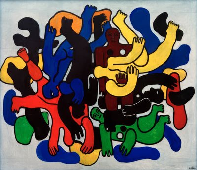 ブラックダイバー 作： Fernand Leger