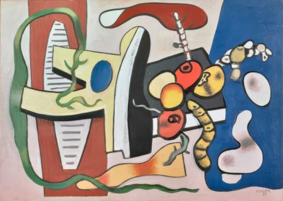 静物画 作： Fernand Leger