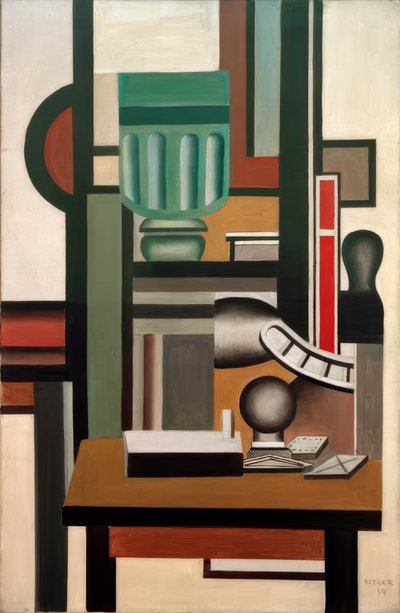 静物画 作： Fernand Leger