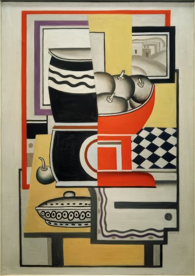 静物画 作： Fernand Leger