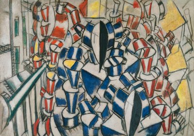 階段（第二状態） 作： Fernand Leger