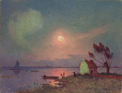 かすんでいる日光、ブルターニュ、1915年頃 作： Fernand Loyen du Puigaudeau