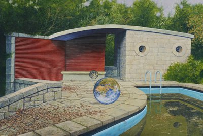 プールの中の世界 作： Fernando Aznar Cenamor