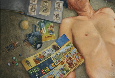 オブジェ付きトルソー 作： Fernando Aznar Cenamor