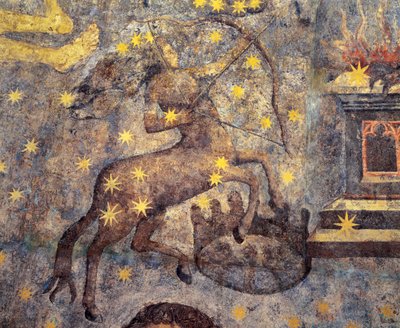 黄道帯のドーム、ケンタウロス、1485 作： Fernando Gallego
