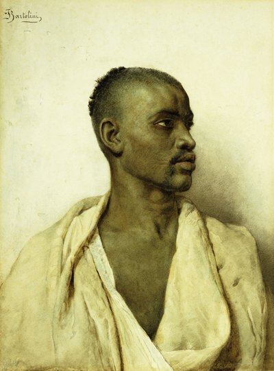 アラブ人の肖像、 作： Filipo or Frederico Bartolini
