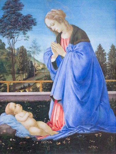子供の崇拝 作： Filippino Lippi